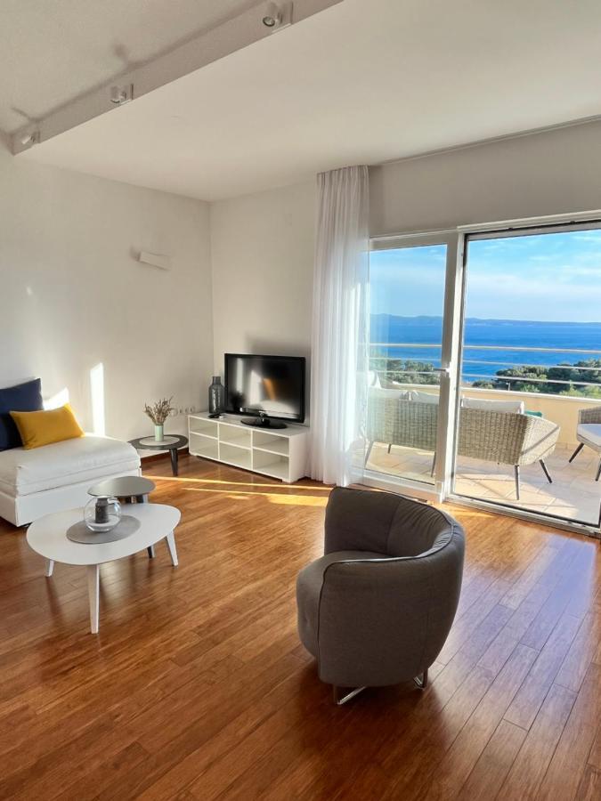 Sky - Beautiful Rooftop Apartment With Shared Pool Split Dış mekan fotoğraf